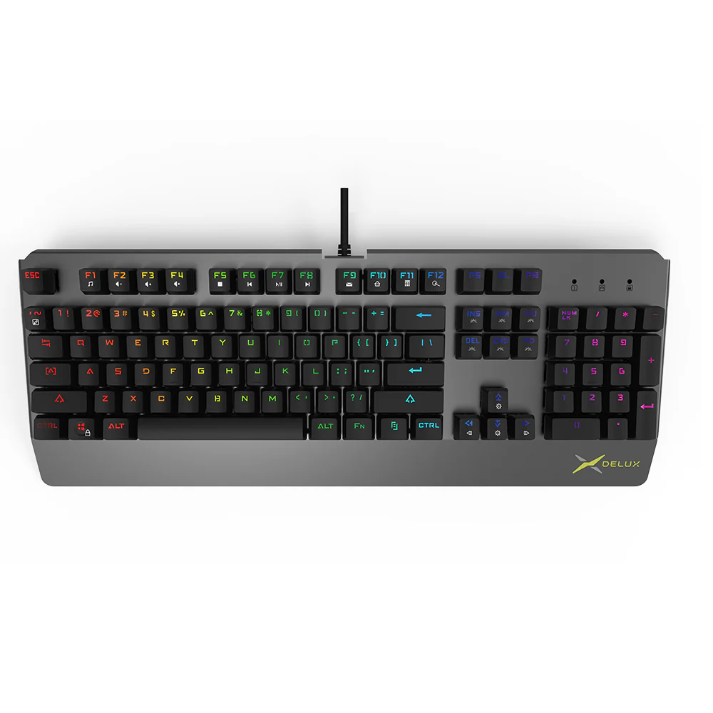 Tastierë Gaming Delux KM06 / Mekanike / RGB / Anti-Ghosting / E zezë - Figura 4