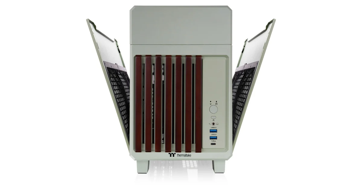 Kasë Mini Thermaltake TR100 WS – Gjelbër - Figura 3