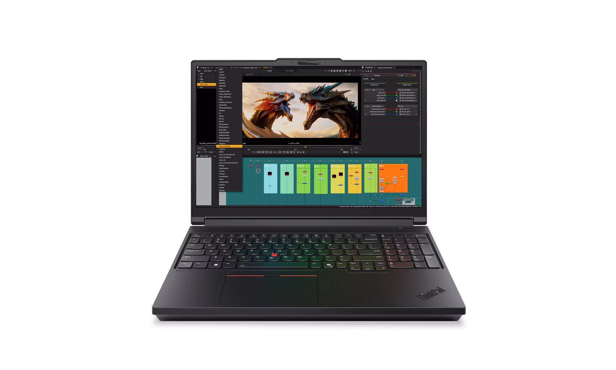Laptop Lenovo ThinkPad P16 G3 / Ultra 9 275HX / 64GB DDR5 / 1TB / 16" WQUXGA IPS AG 60Hz / RTX PRO 2000 8GB / DE - Zezë