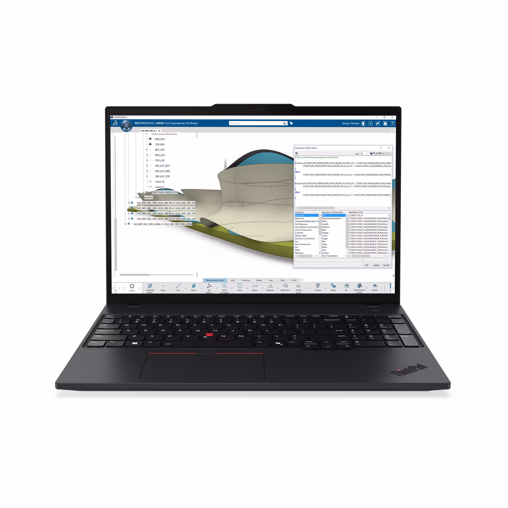 Laptop Lenovo ThinkPad P16s / Ryzen AI 9 PRO 370HX / 2x 48GB DDR5 / 1TB / 16" WUXGA IPS / Radeon 890M Graphics / DE - Zezë