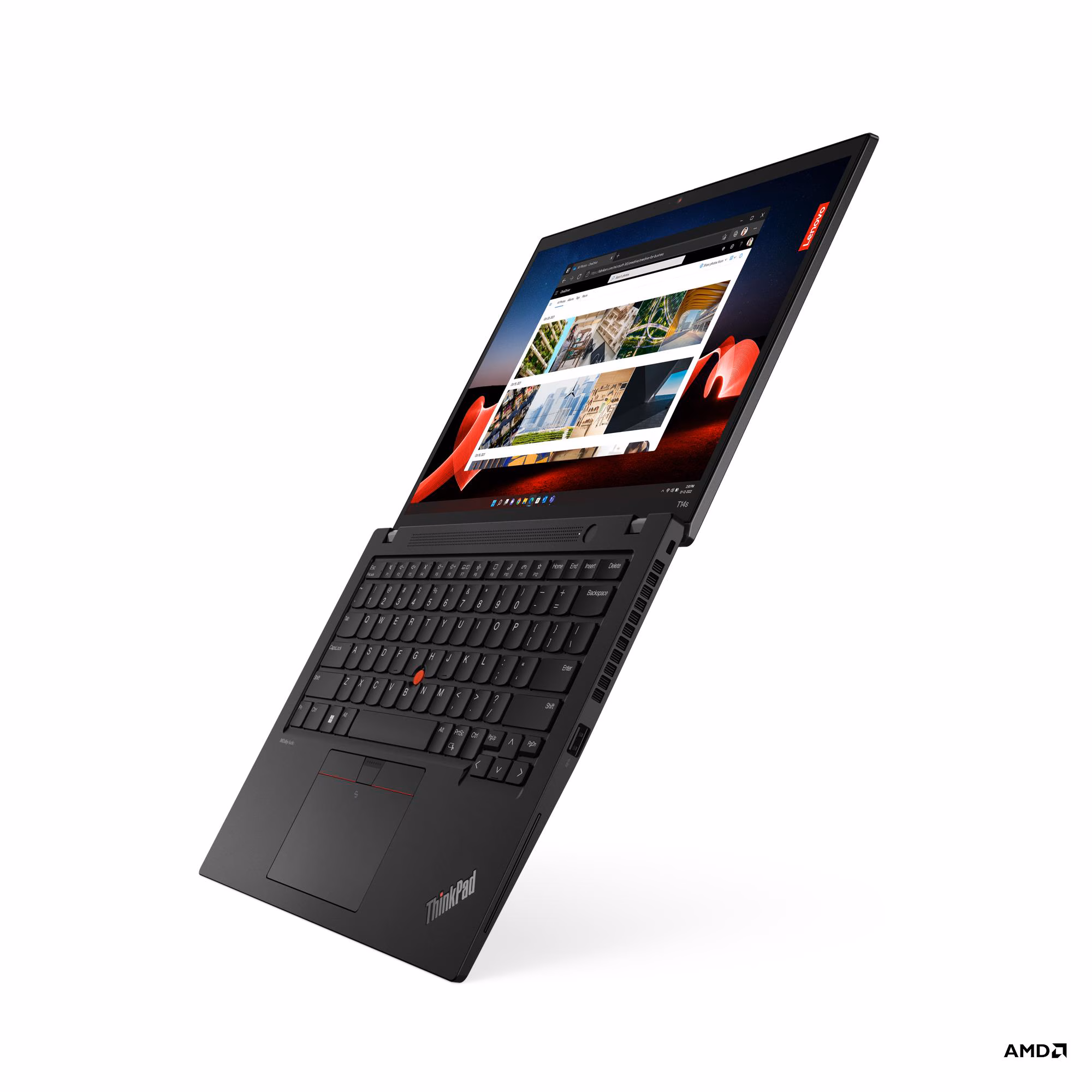 Laptop Lenovo ThinkPad T14s G4 / Ryzen 5 Pro 7540U / 32GB LPDDR5x / 512GB / 14" WUXGA IPS Touch 60Hz / AMD Radeon 740M / DE - Zezë - Figura 4