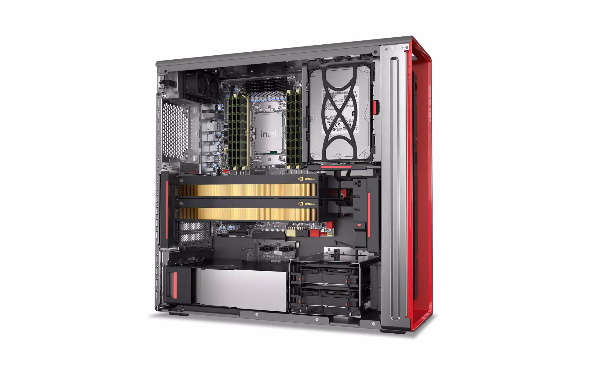 Kompjuter Lenovo Thinkstation P5 G2 / Intel Xeon 636 / 64GB DDR5 / 1TB / RTX PRO 4000 Blackwell - Zezë - Figura 5