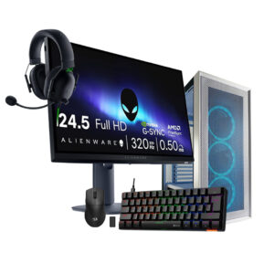 GG BUNDLE 12 / Ryzen 7 7800X3D / 16GB DDR5 / 500GB / RTX 5060 Ti 8GB + DELL AW2525HM, 25" IPS FHD 320Hz + Razer Black Shark V2 X + MK005BT + Redragon M916-PRO-4K K1NG