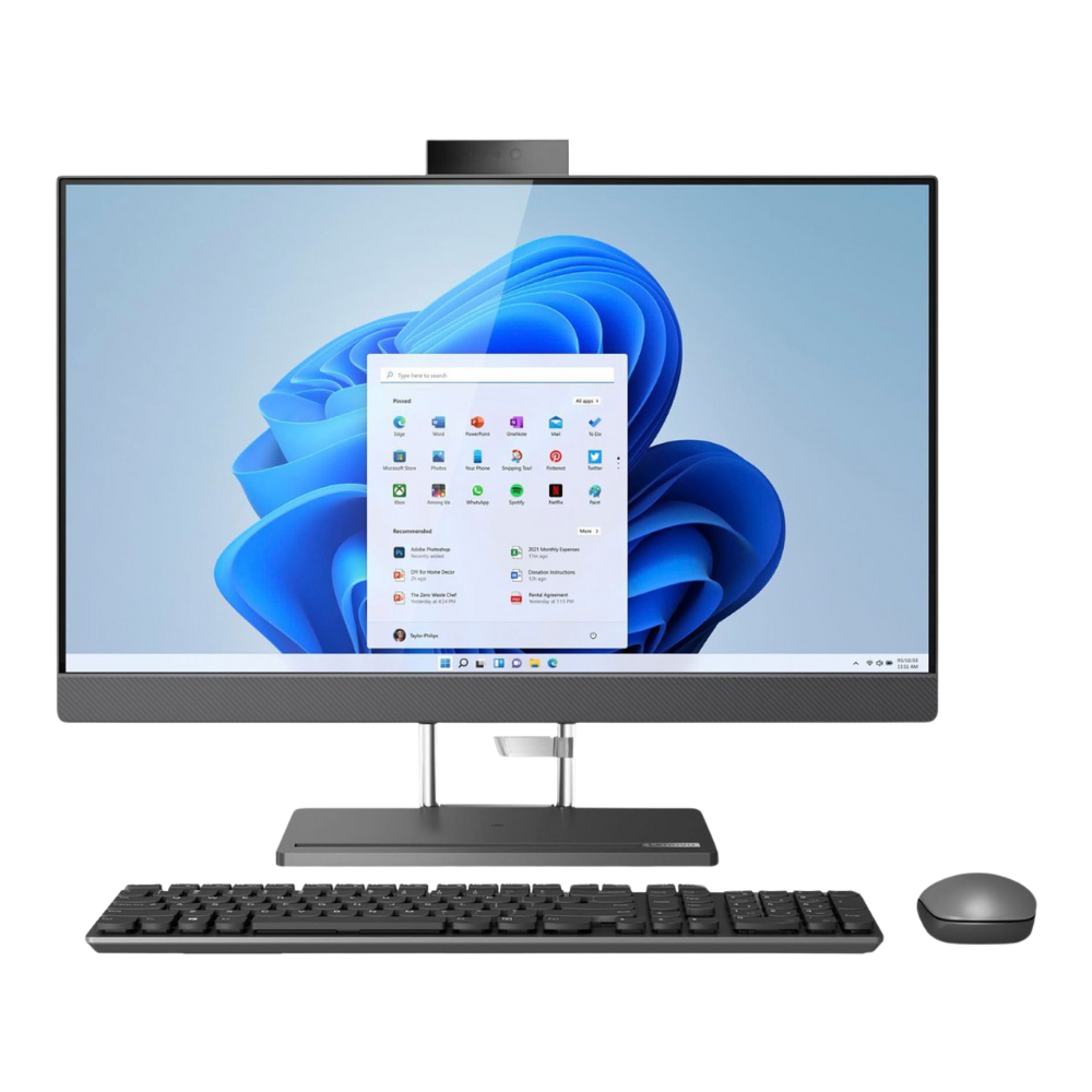 AIO Lenovo IdeaCentre 5 24IAH7 / i7-13700H / 16GB / 1TB / 23.8 Inch Full HD IPS / Intel Iris Xe / Storm Grey + Wifi Tastierë dhe Maus