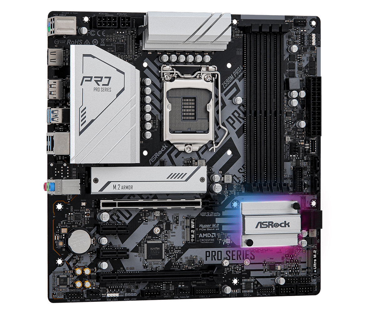 Motherboard ASRock Z590M Pro4 / 1200 / M-ATX / HDMI / DP / DDR4 - Figura 4