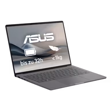 Laptop ASUS Zenbook A14 UX3407QA-QD349W / Snapdragon X X1-26-100 / 16GB LPDDR5x / 1TB / 14" WUXGA OLED / Qualcomm Adreno / DE - Gri - Figura 2