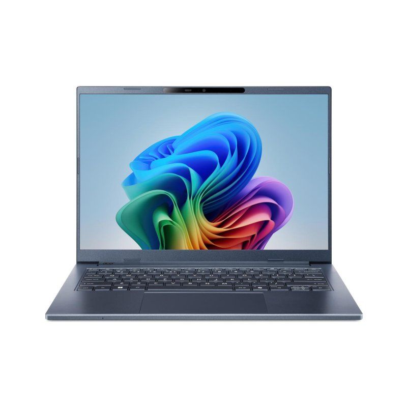 Laptop Acer Aspire 14 AI A14-11M-X9UY / Snapdragon X1-26-100 / 16GB / 512GB / 14" WUXGA 120Hz / Qualcomm Adreno Graphics / DE - Blu