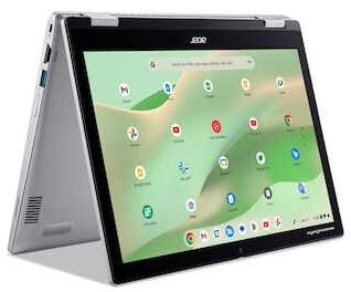 Laptop Acer Chromebook Spin 312 / Intel N100 / 4GB / 128GB / 12.2" WUXGA Touchscreen / Intel UHD Graphics / DE - Argjendi - Figura 2