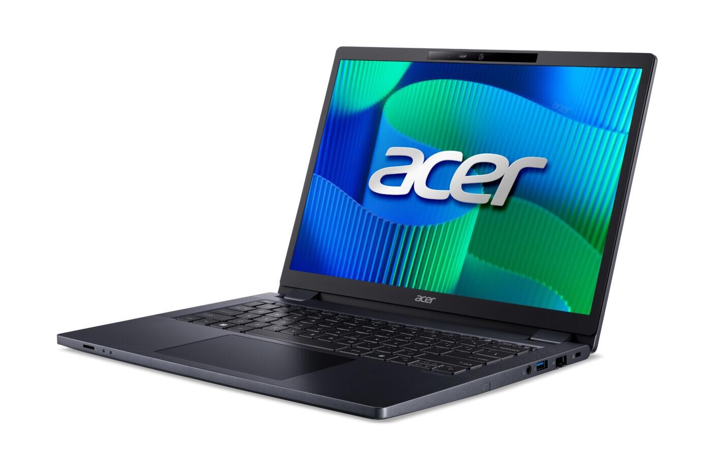 Laptop Acer TravelMate P4 / Ryzen 7 8840U / 32GB / 1TB / 14" WUXGA IPS / AMD Radeon 780M / DE - Blu e mbyllur