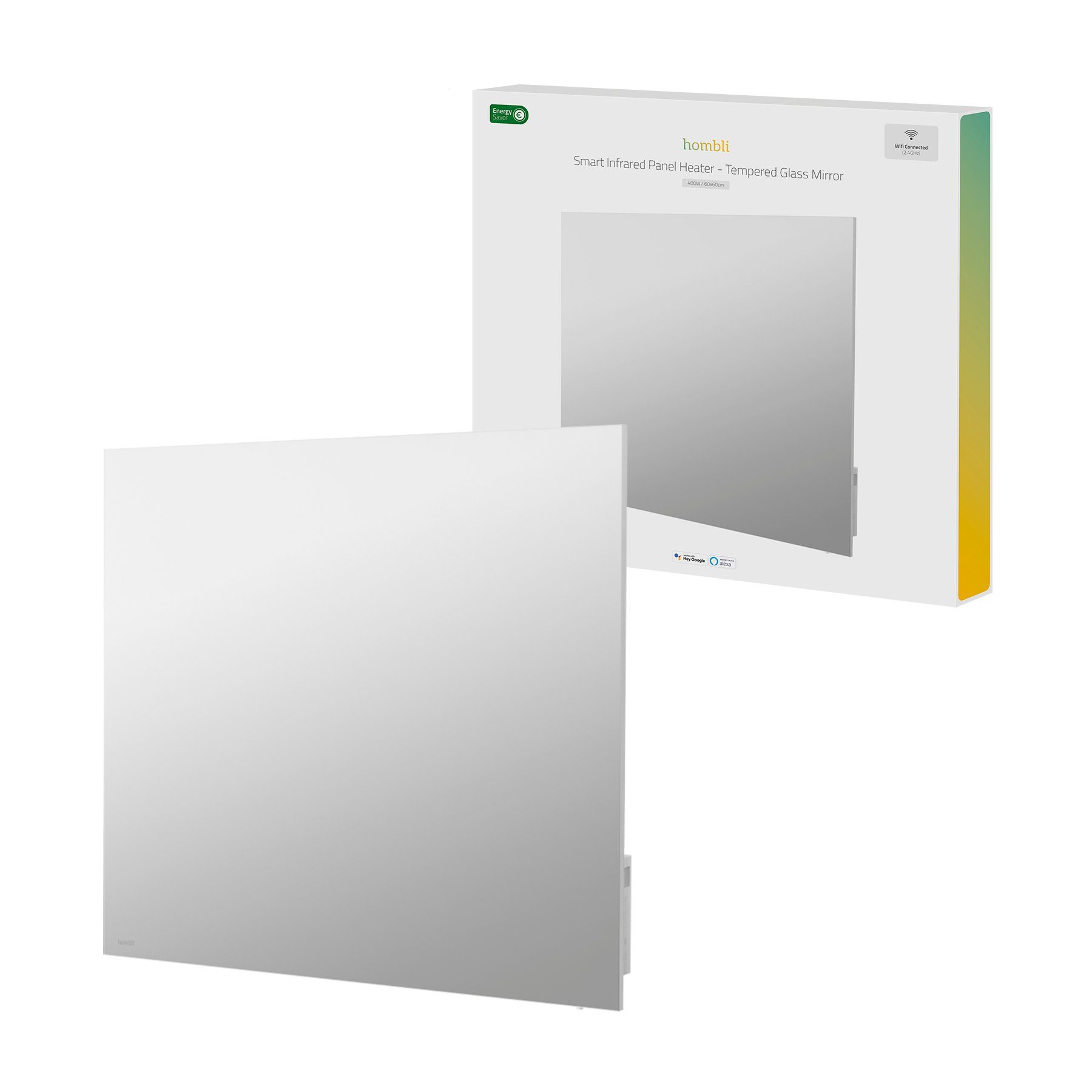 Termostat i mençur Hombli smartes Infrarot Glas Heizpanel 400W Spiegel - Figura 4