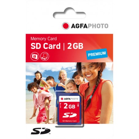 Kartë Memorie SD AgfaPhoto 2GB SD 133x Premium