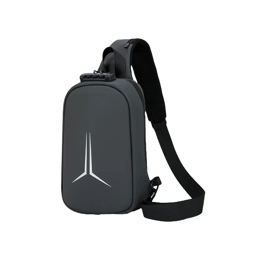 Çantë D06 / B53-27 / Mini / Polyester / Multi-Function / Diagonal / Lightweight / 31x18x7cm / 0.38kg / E hirtë e errët