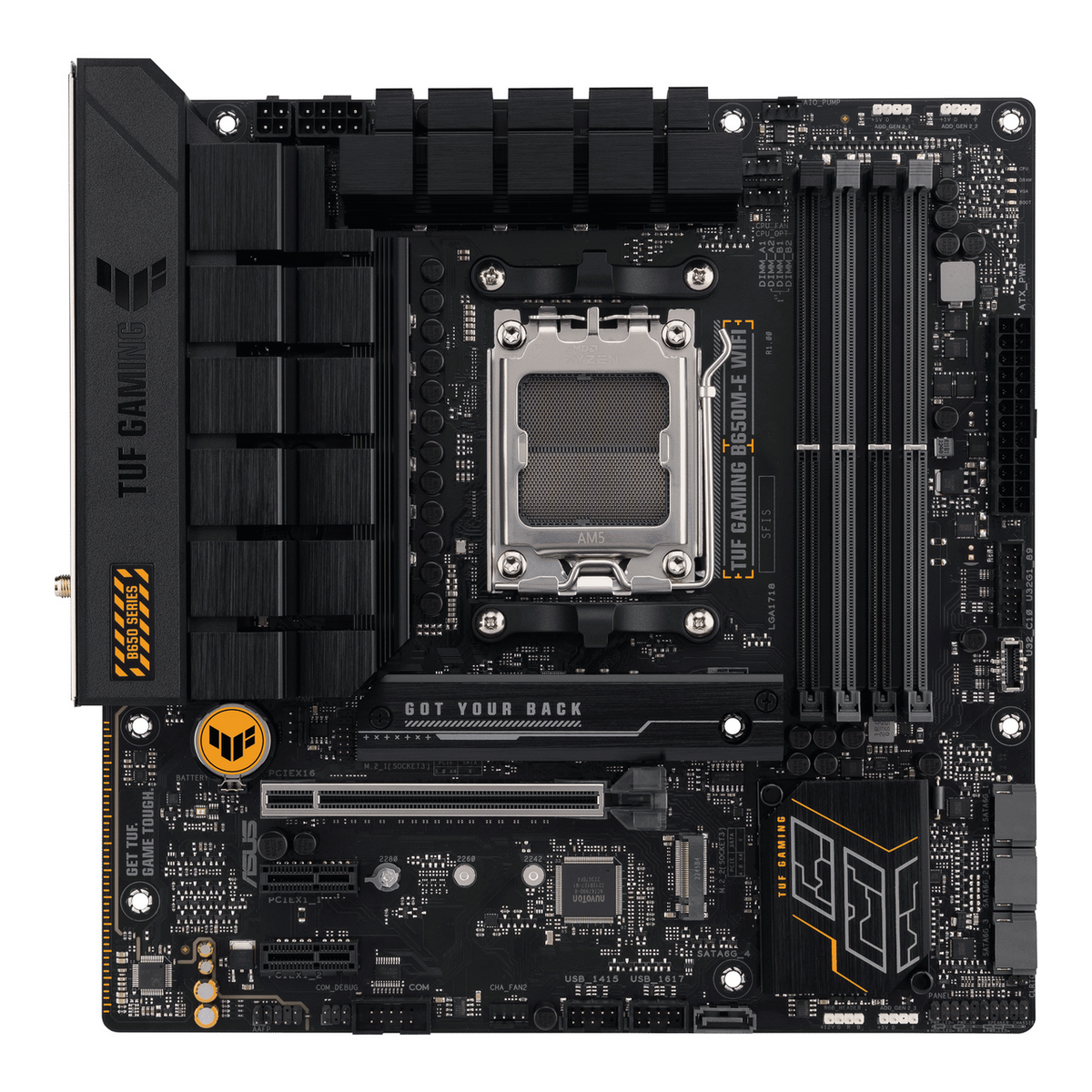 Pllakë Amë Asus TUF Gaming B650M-E WiFi Motherboard / AMD Chipset – Zezë