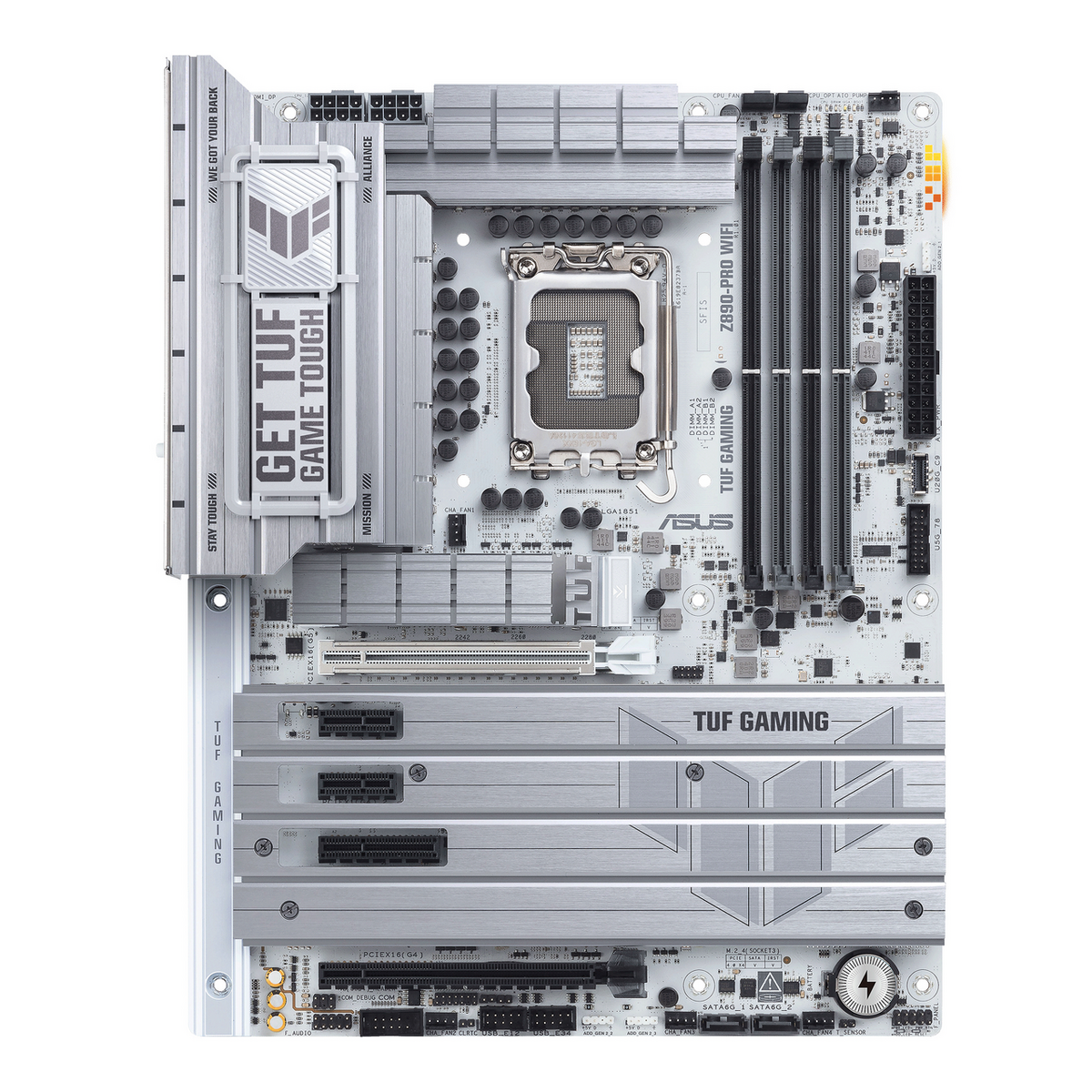 Pllakë Amë Asus TUF Gaming Z890-Pro WiFi Motherboard – Bardhë