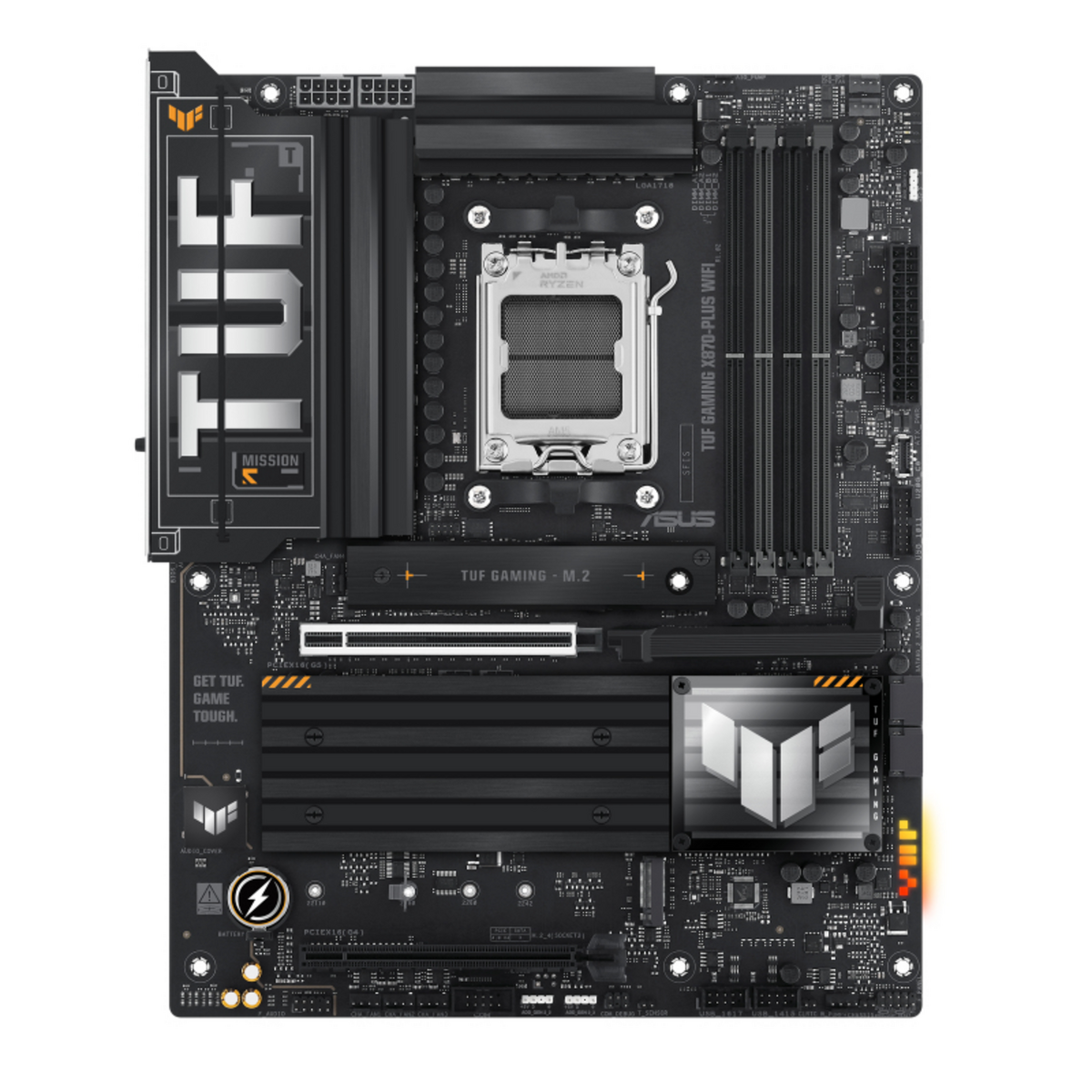 Pllakë Amë Asus TUF Gaming X870-Plus WiFi Motherboard / AMD Chipset – Zezë