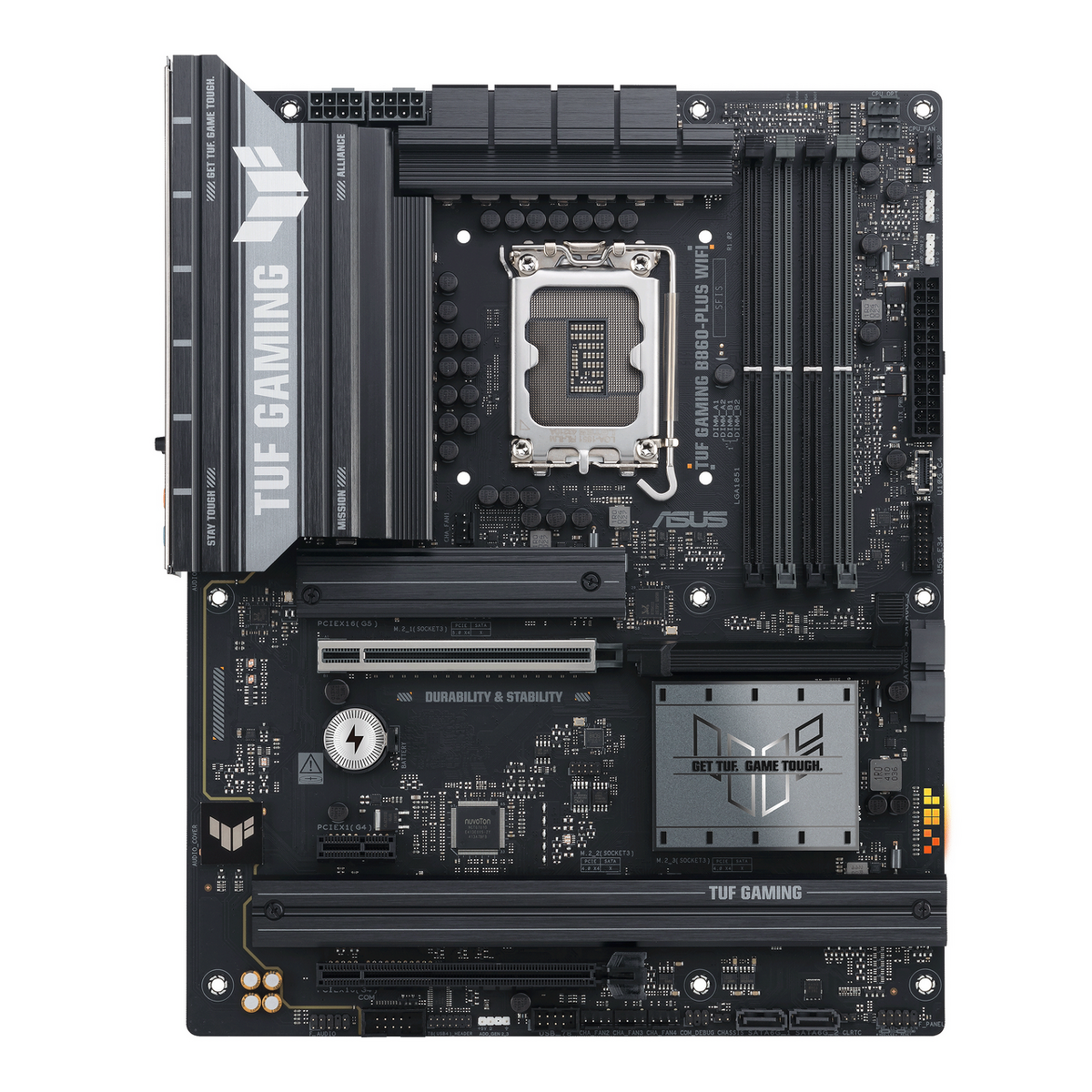 Pllakë Amë Asus TUF Gaming B860-Plus WiFi Motherboard – Zezë