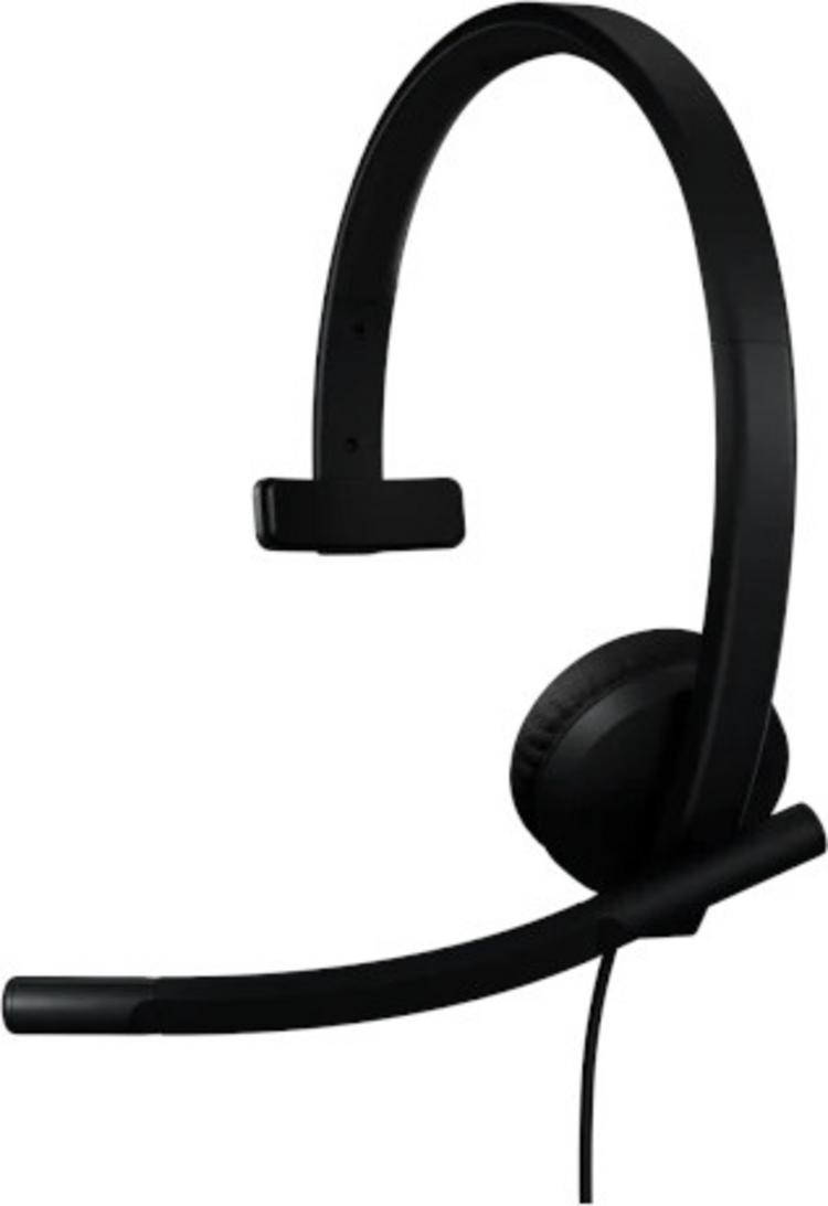 Kufje me kabllo Logitech H570e Mono MS USB‑A / 981‑001426 – Zezë - Figura 2