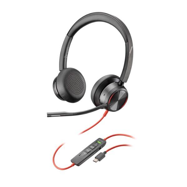 Kufje me kabllo Poly Blackwire 8225 – Zezë