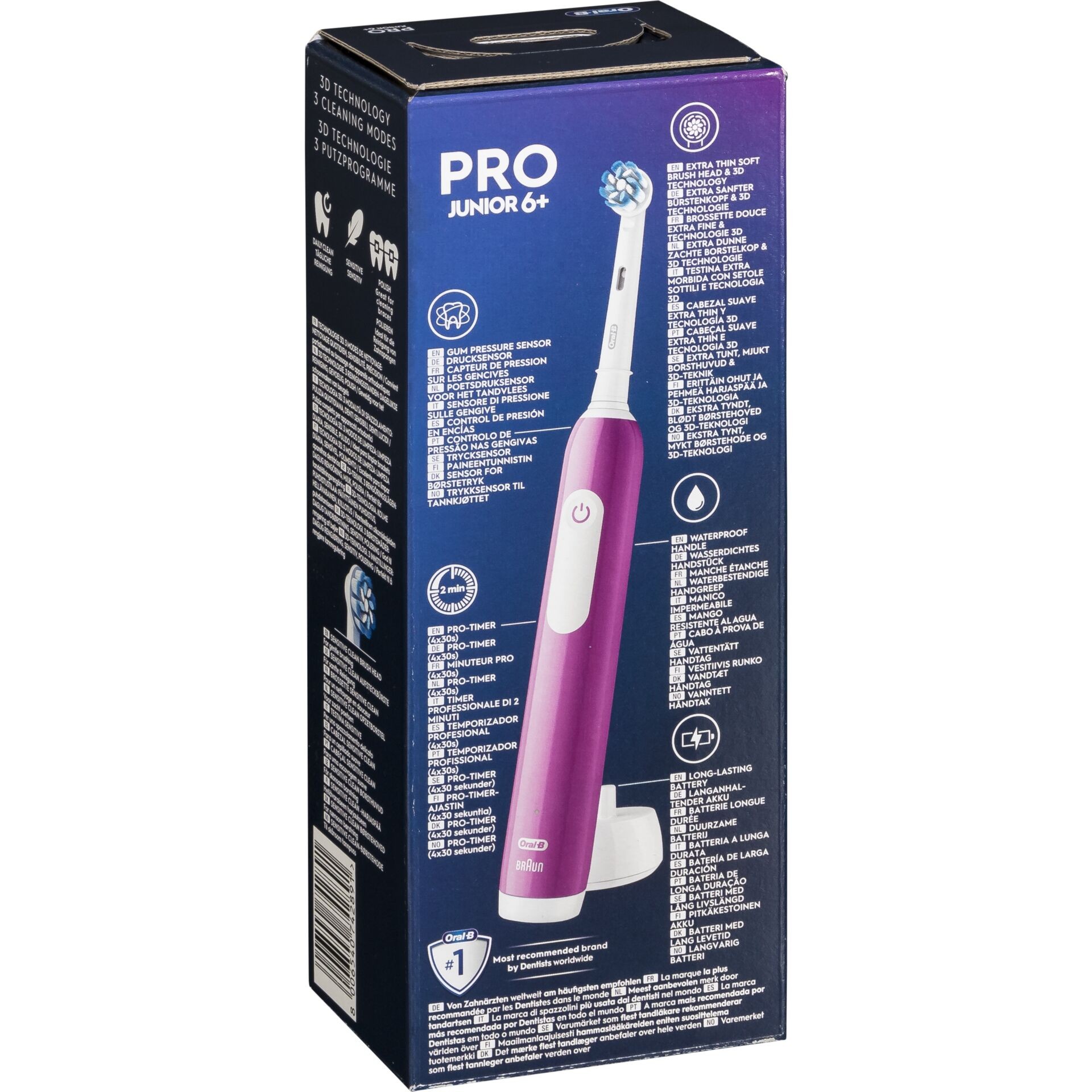 Furçë dhëmbësh elektrike Oral-B Junior – Vjollcë - Figura 2