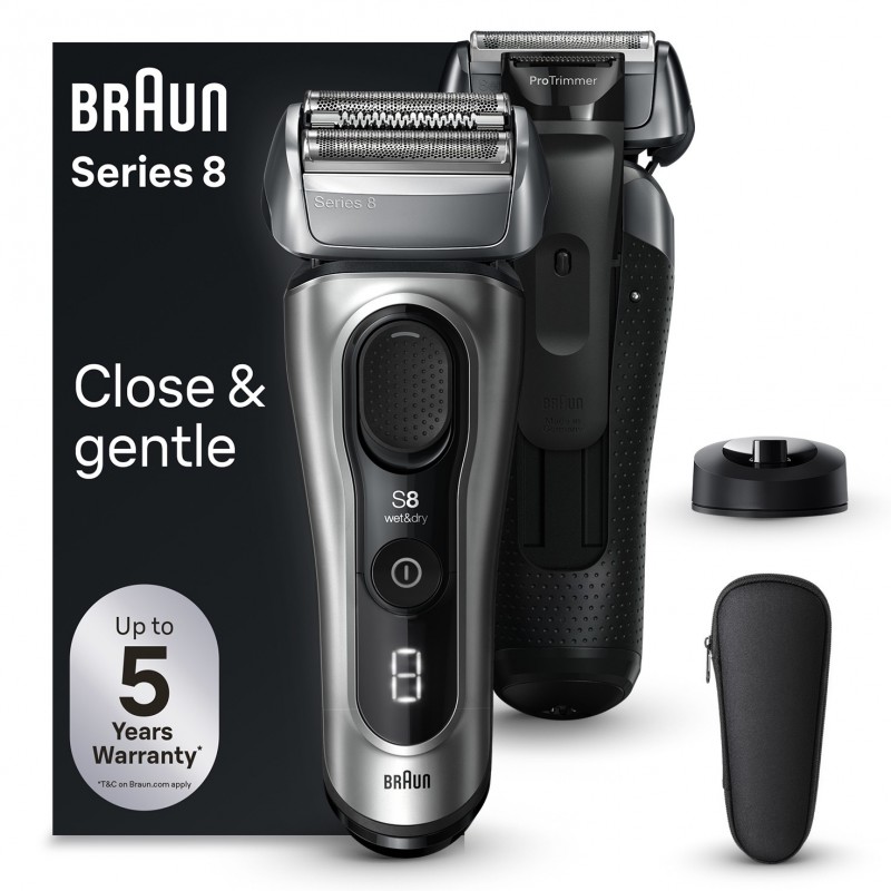 Makinë rroje Braun 8517S / 8517S – Argjend / Zezë - Figura 2