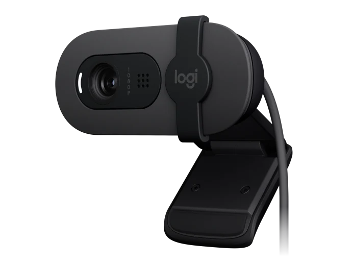 Kamerë Logitech BRIO 105 / Full HD / 1080p/30fps / Auto-Light Balance / Microphone / USB-A / E zezë - Figura 3