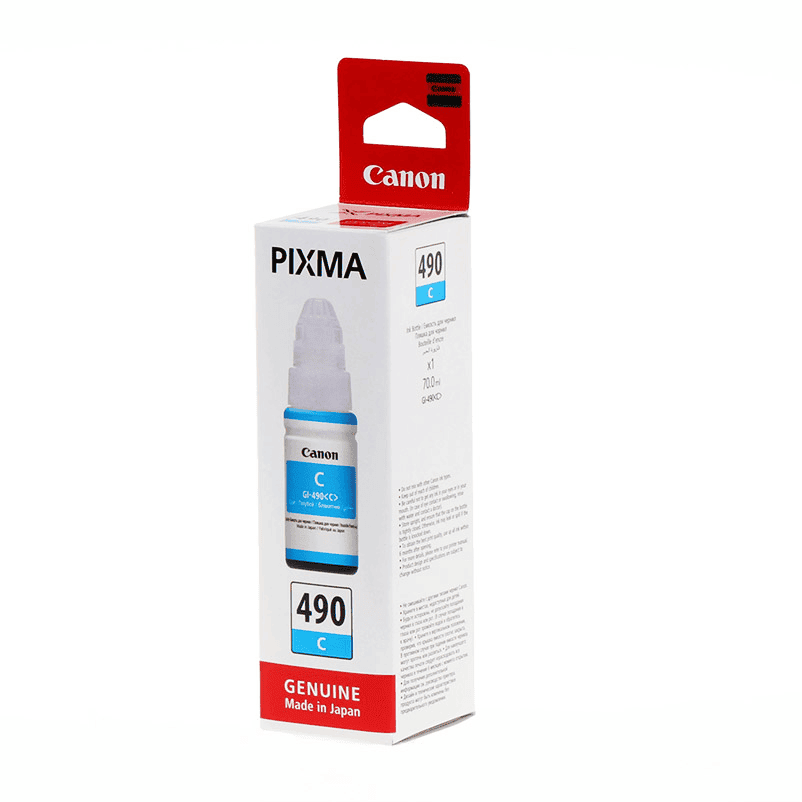 Ink Canon GI‑490C / 0664C001 – Blu