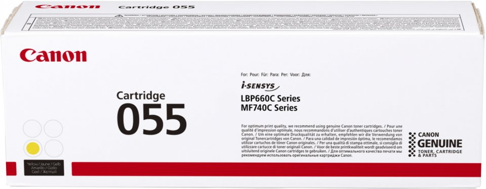 Toner Cartridge Canon 55 / 3013C002 – Verdhë