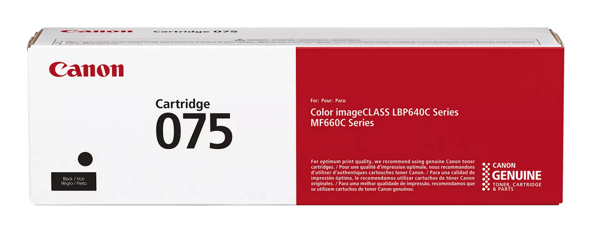 Toner Canon Cartridge 075 BK / 6365C002 – Zezë