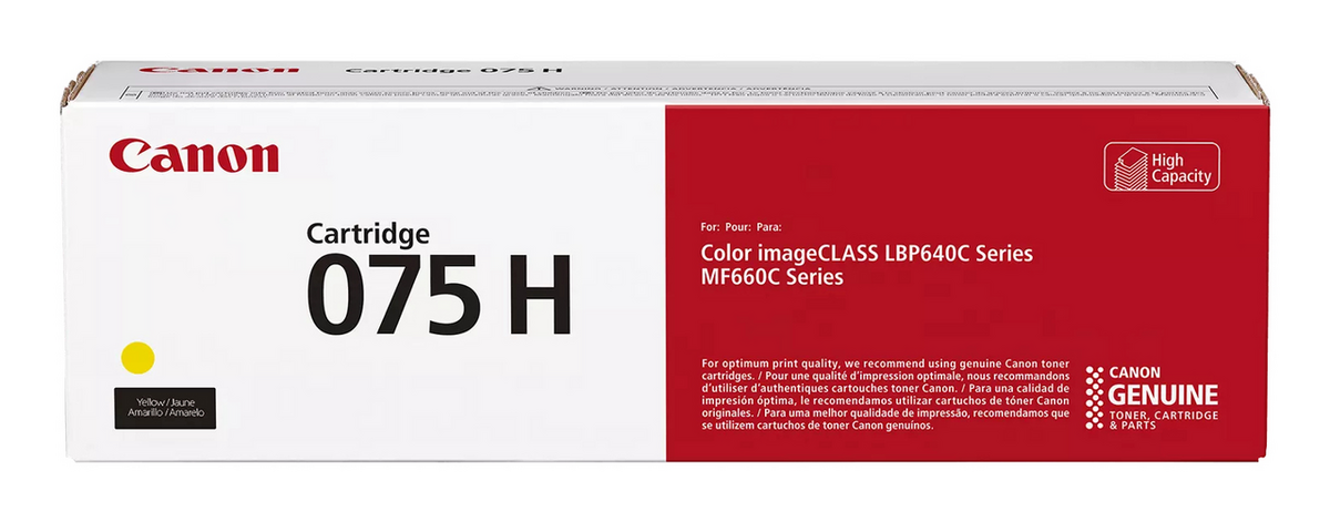 Toner Canon Cartridge 075 H Y / 6366C002 – Verdhë