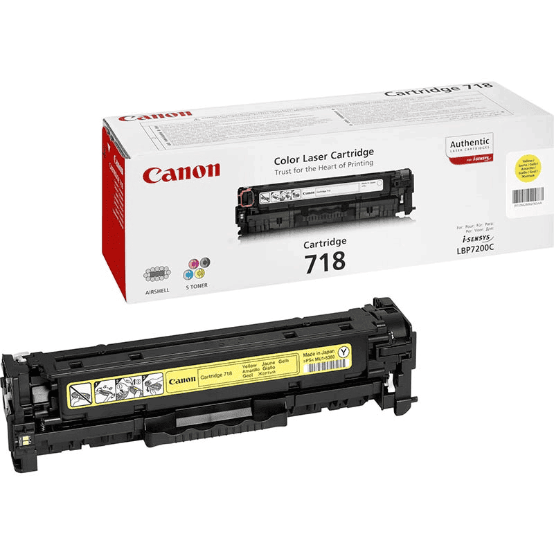 Toner Canon 718 / 2659B002 – Verdhë