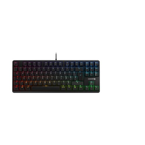 Tastierë me kabllo CHERRY G80-3000N RGB TKL / AZERTY Layout - Zezë