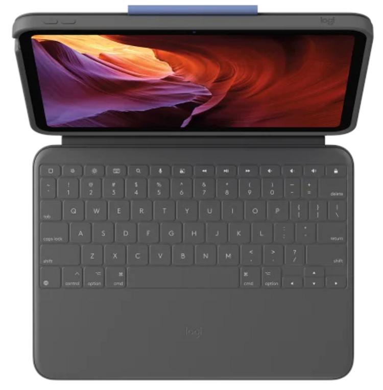 Aksesorë për tablet Logitech Case & Keyboard Rugged Folio iPad / 920‑011200 – Gri - Figura 2