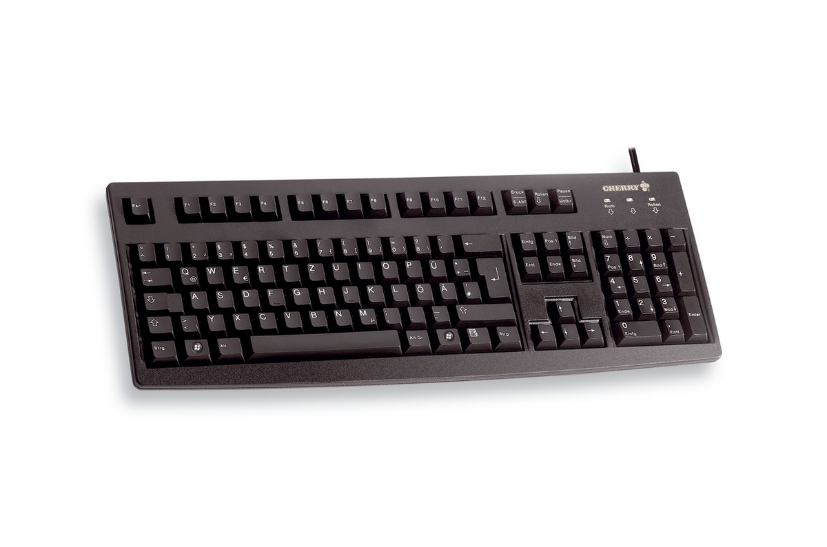 Tastierë me Kabllo Cherry G83‑6105 – Zezë