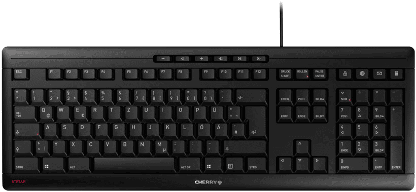 Tastierë Me kabllo Cherry JK8500B - Zezë