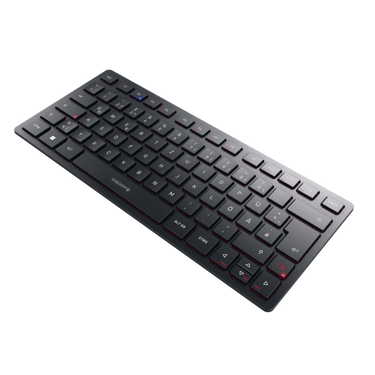 Tastierë pa Kabllo Cherry KW 9200 Mini / QWERTZ – Zezë