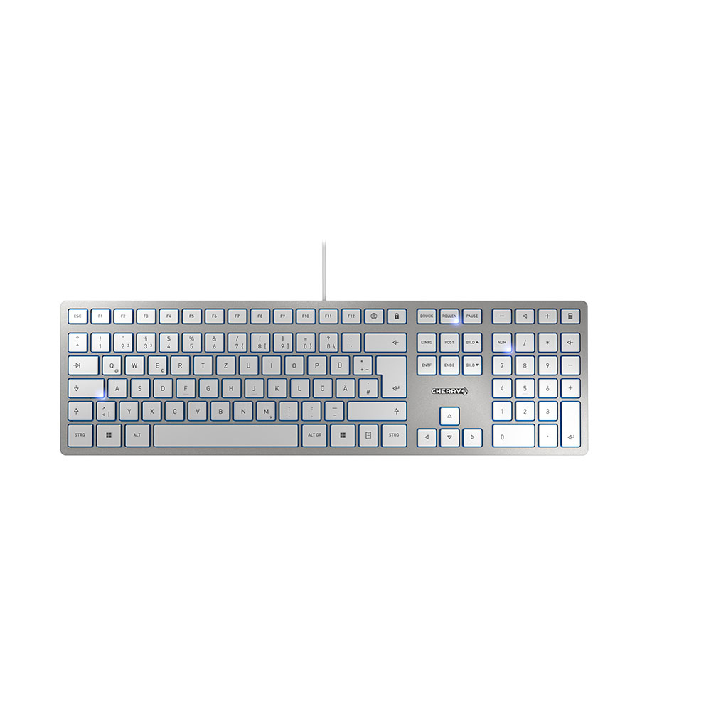 Tastierë Me kabllo Cherry KC6000S - Argjend