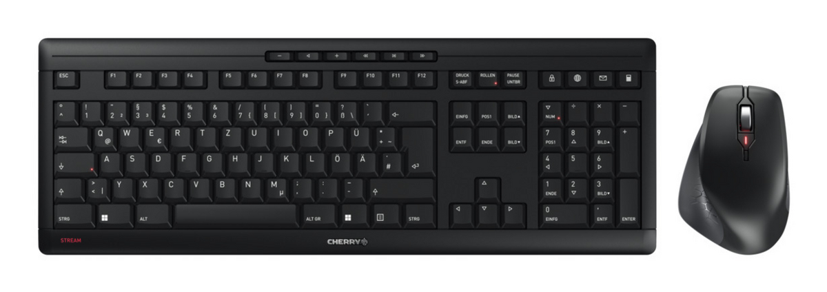 Combo (Tastierë & Maus) Cherry Stream Desktop Comfort – Zezë