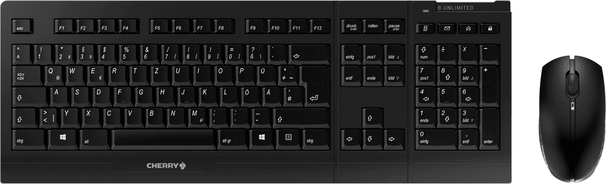 Combo (Tastierë & Maus) Cherry UNLTD3 – Zezë