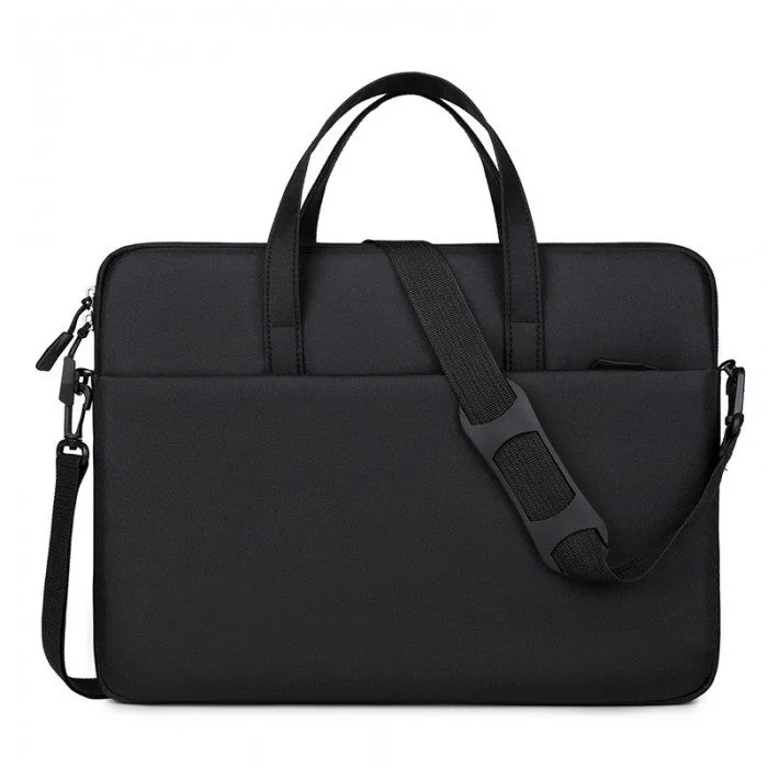 Çantë për Laptop B008 / B53-17 / 15.6 Inch / Polyester / Double Handle / With cushion protect / Lightweight / E zezë
