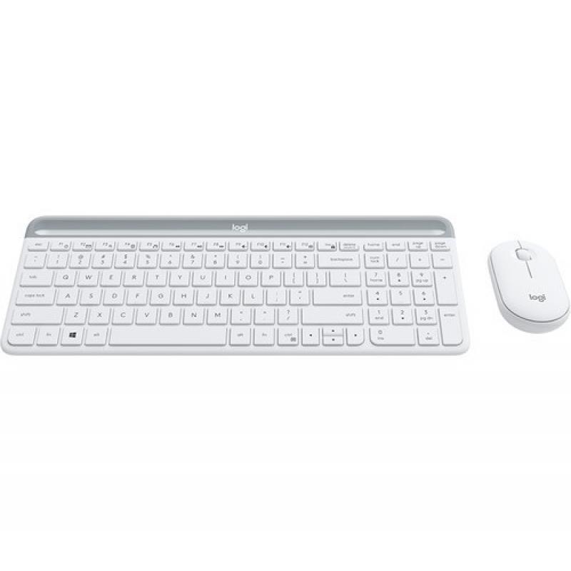 Combo ( Tastierë & Maus) MK470/ Wireless / Slim / Bluetooth & USB-A / Spanish Layout – Bardhë