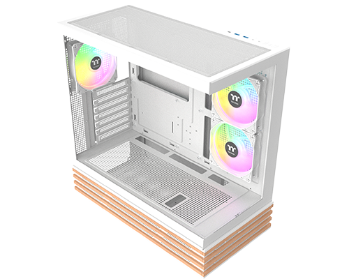 Kasë Thermaltake View 270 Plus WS ARGB Mid Tower - Bardhë - Figura 3