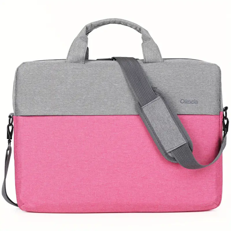 Çantë për Laptop Okade T52 / B53-11 / 15.6 Inch / Polyester / Anti-splash / Trolley sleeve / Lightweight / 42x32x7 cm / Pink
