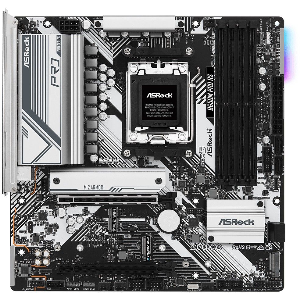 Pllakë Amë ASRock B650M Pro RS AM5 mATX HDMI/DP DDR5