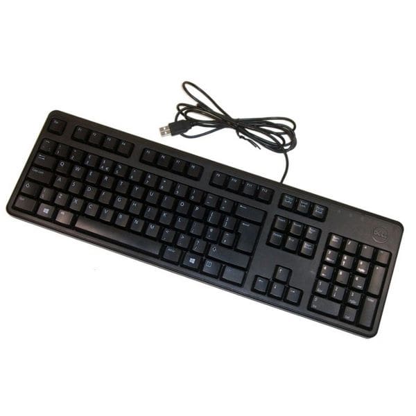 Tastierë DELL KB-218 / USB / Me kabëll / E zezë - Figura 3