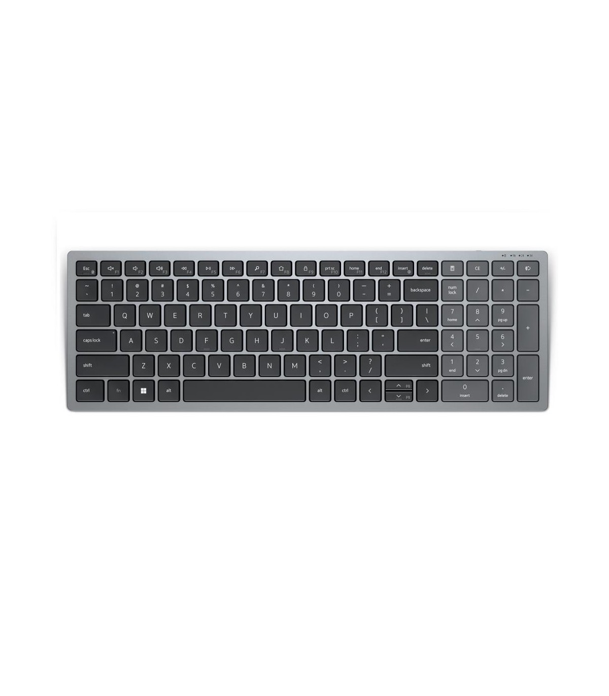Tastierë pa Kabllo Dell Pro Plus KB740 / QWERTY – Zezë/Gri