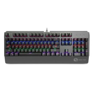 Tastierë Gaming Delux KM06 / Mechanical / RGB / me kabllo - Zezë