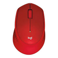 Maus Logitech M330 SILENT PLUS - Kuqe