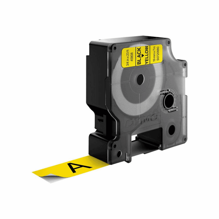 Shirit për printer 3D Dymo 45808 – Zezë/Verdhë