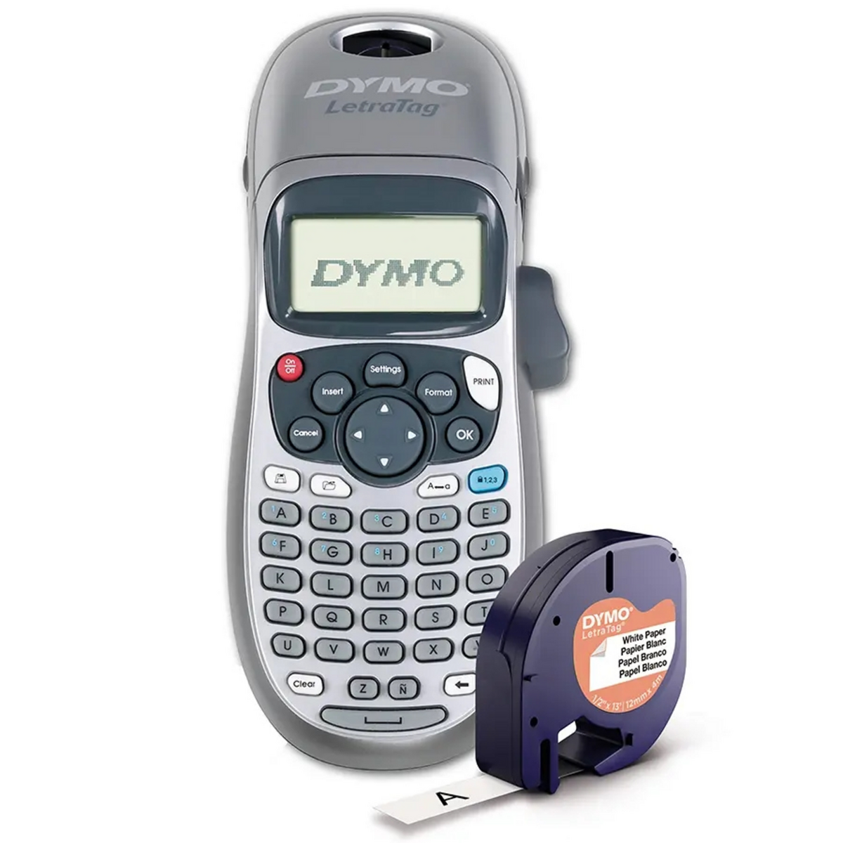 Printer Label Dymo LetraTag LT‑100H – Argjend