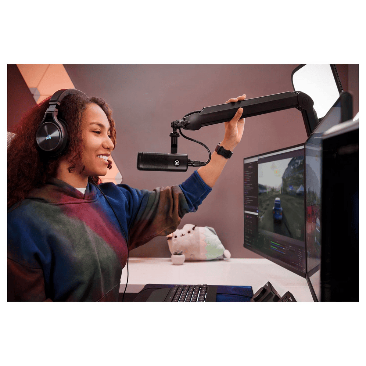Mbajtëse për Mikrofon Elgato WAARM Professional USB – Zezë - Figura 3